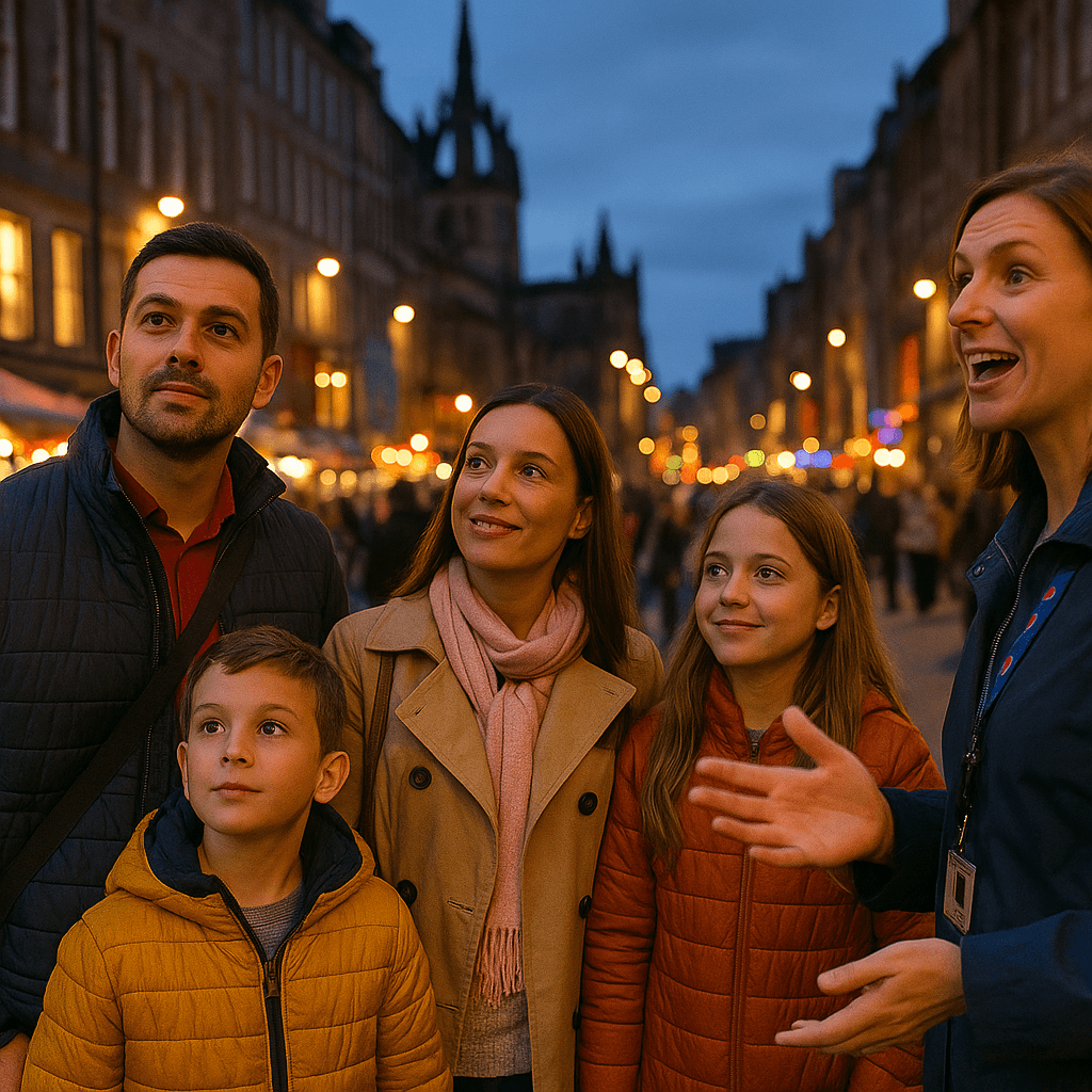 Campo de girasoles bajo un cielo naranja al atardecer durante el verano
