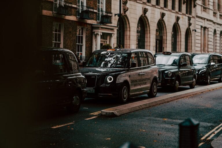 Taxi negro de Londres donde se puede pagar con tarjeta contactless sin comisiones