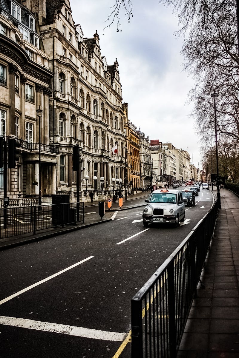 Vista panorámica de Londres al atardecer