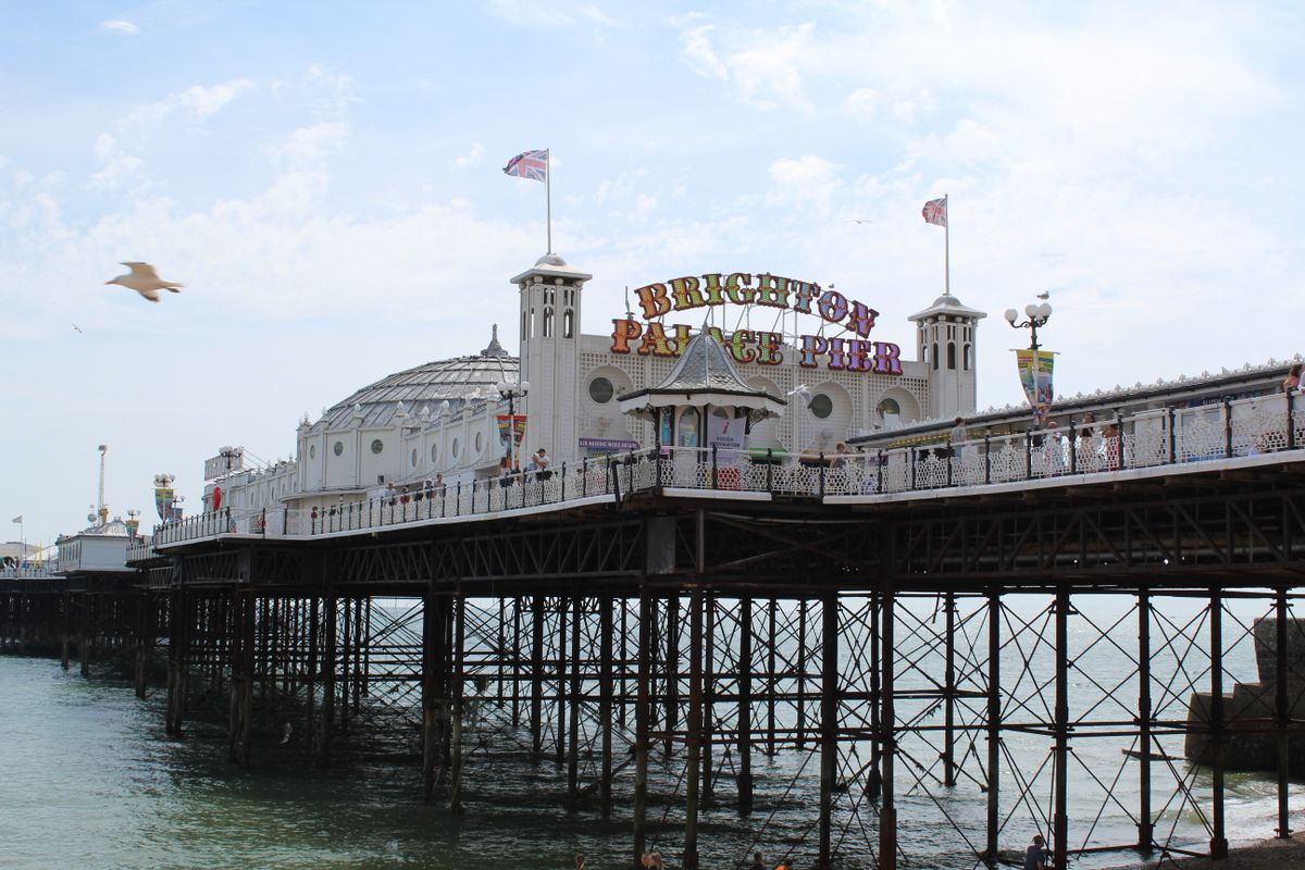Calles de tiendas en el casco antiguo de Brighton