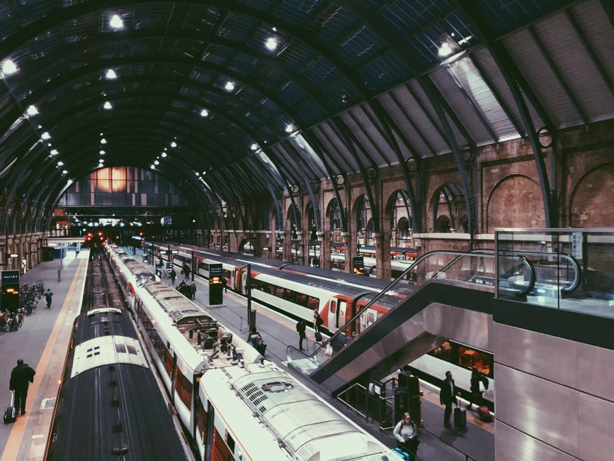 Estación de King's Cross donde está Platform 9 3/4